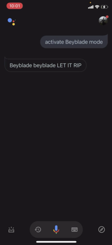 Google Assistant bayblade